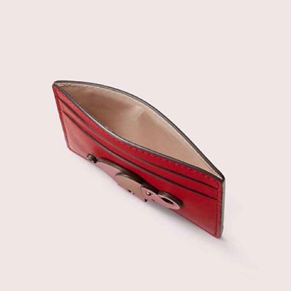 Kate Spade NWT “Tiny Elephant” Red Card Holder - Picture 10 of 11